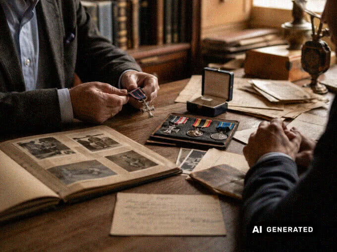 Beratungsgespräch zur diskreten Einschätzung historischer Militaria und Nachlassobjekte