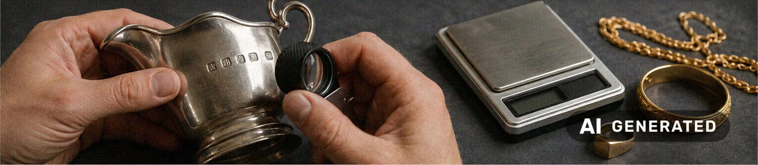 Prüfung von Punzen und Material bei Gold- und Silberobjekten