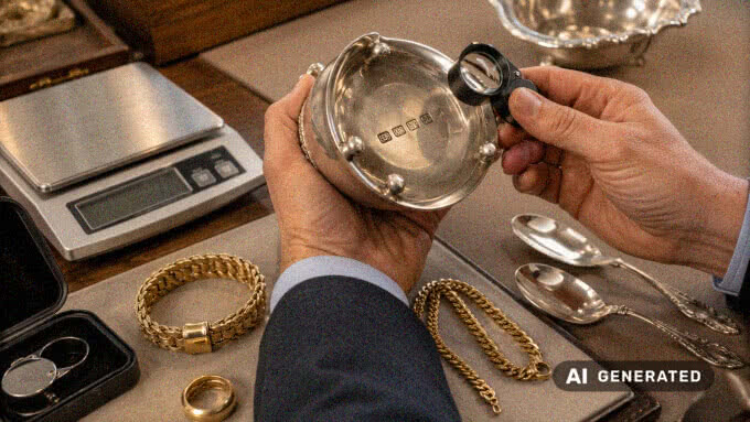 Bewertung von Gold und Silber nach Feingehalt, Gewicht und Zustand